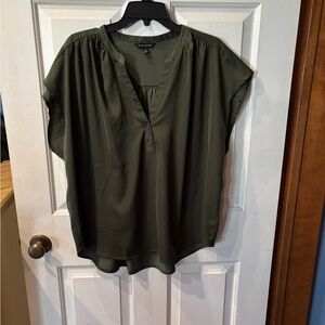 Banana Republic Dark Green Blouse